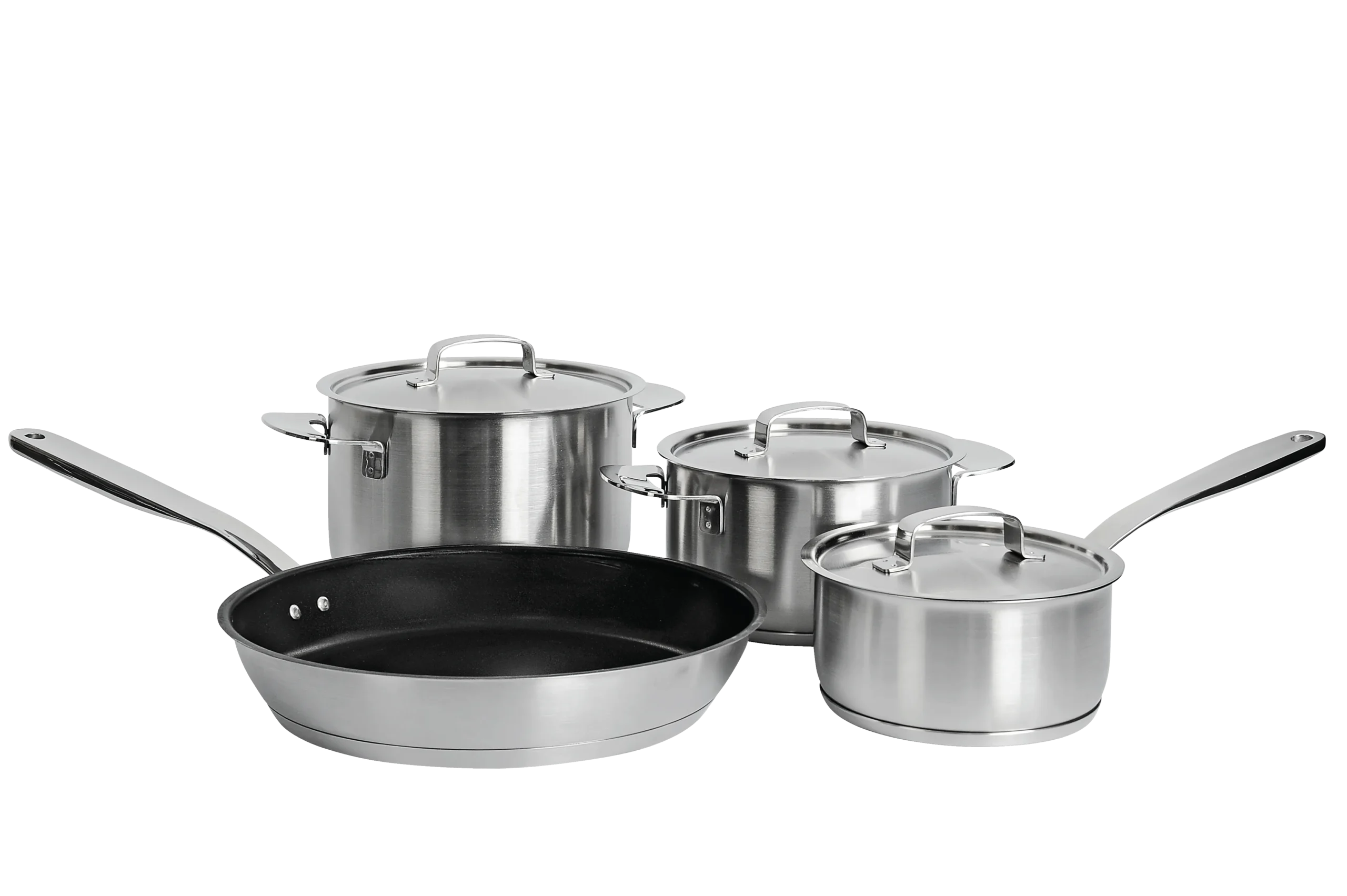 Štartovacia súprava hrncov Fiskars „All Steel“ (4-dielna)