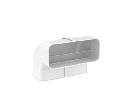 Oblúk plochého odťahového potrubia