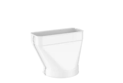 Adaptér plochého odťahového potrubia