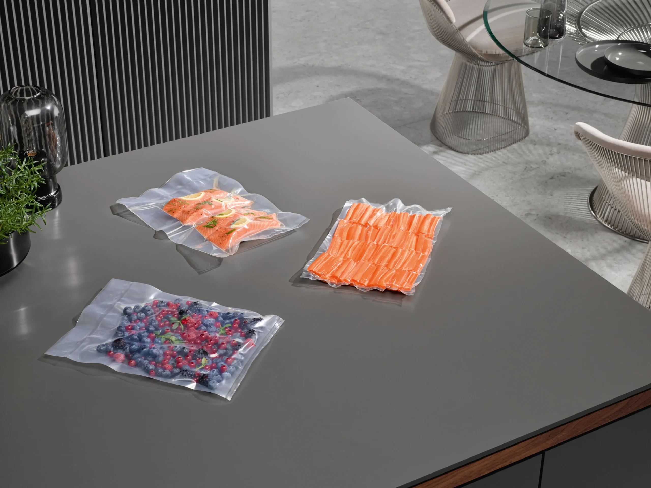 Vrecká na vákuovanie potravín