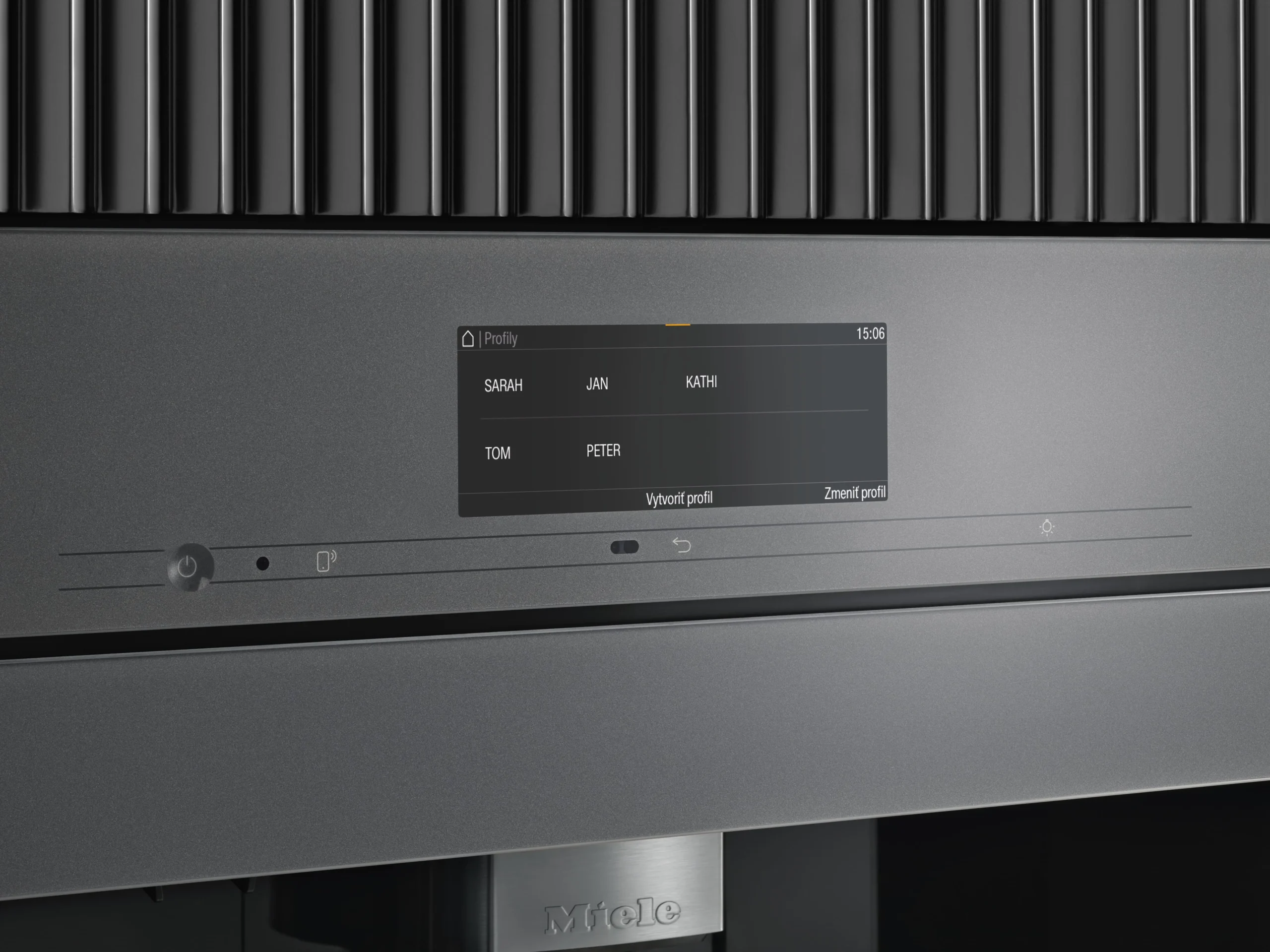 Používateľské profily/nastavenia parametrov