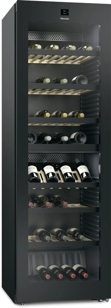 Miele KWTS 4785 F Obsidiánové čierne sklo