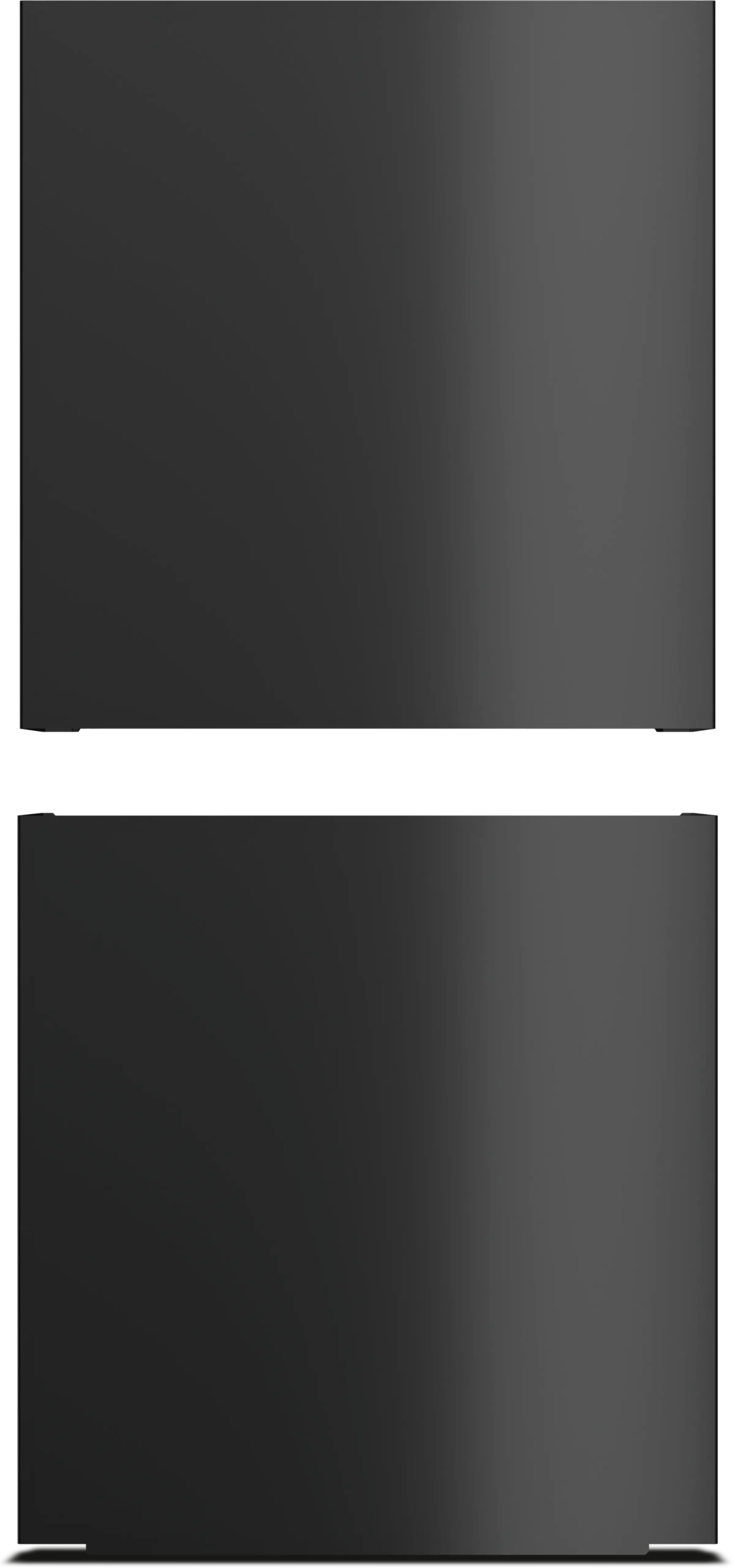 Komín v matnej čiernej farbe