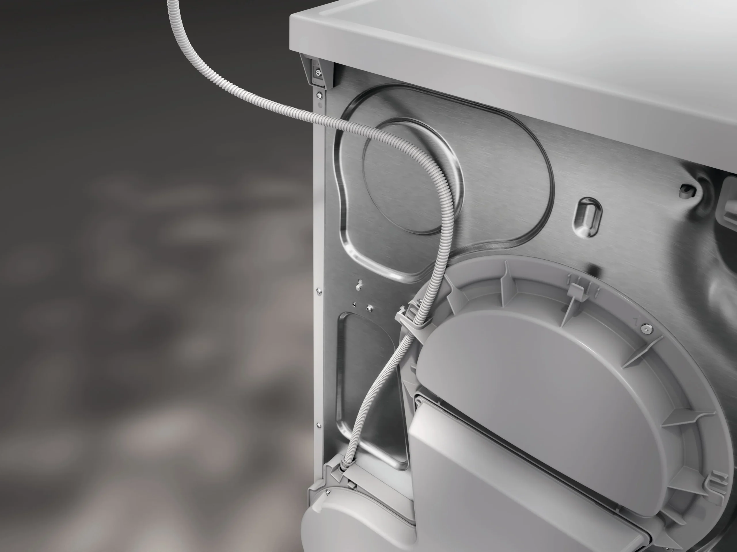 Integrovaný odvod kondenzátu